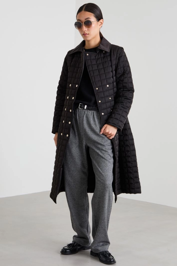 Padded coat - BLACK