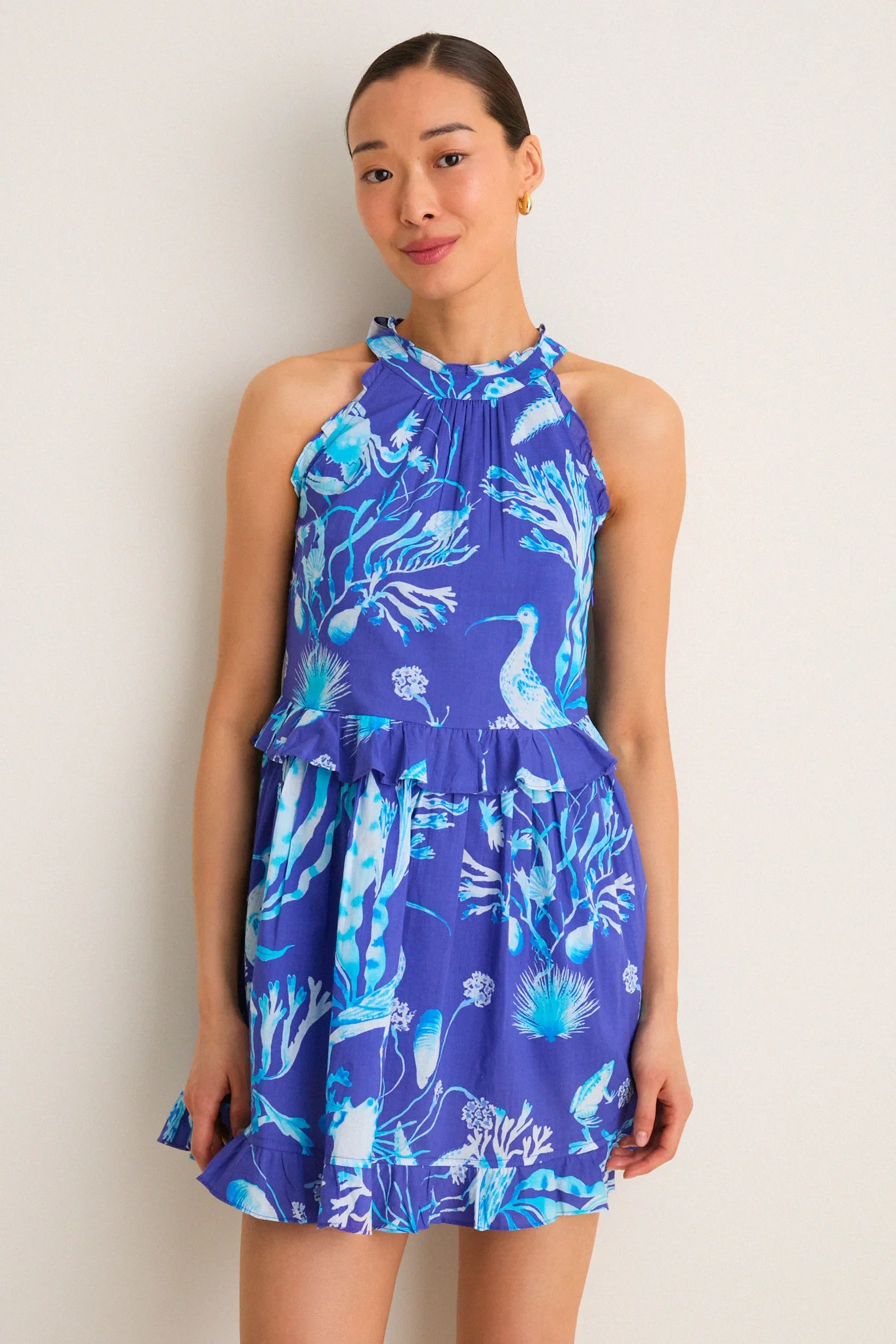 Cyan Amelia Mini Dress