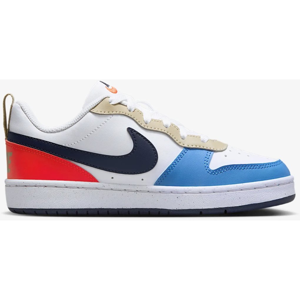 Nike Court Borough Low Recraft Shoes Kids - white/thunder blue/light crimson DV5456-124