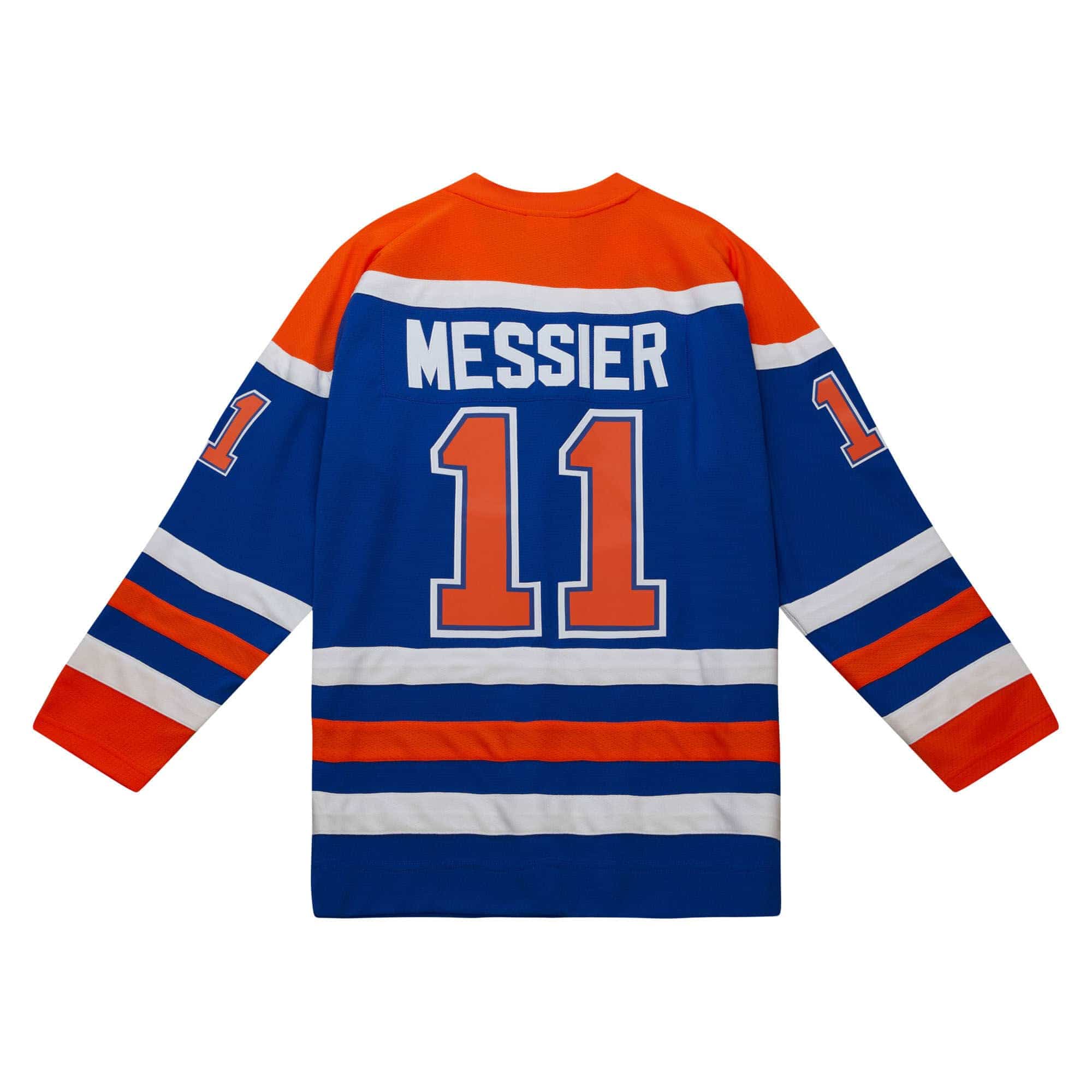 Mark Messier #11 Edmonton Oilers 1986-87 Mitchell & Ness NHL Jersey
