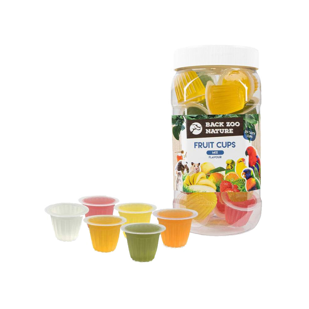 Back Zoo Nature Fruit Cups - Mix - 24 pieces