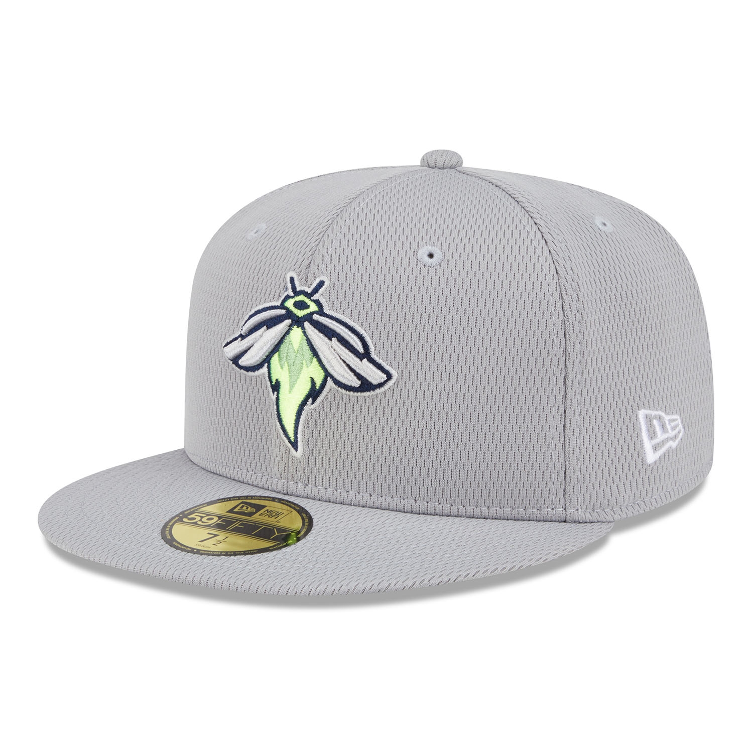 Columbia Fireflies MiLB Batting Practice Authentic 59FIFTY Fitted Cap Gray