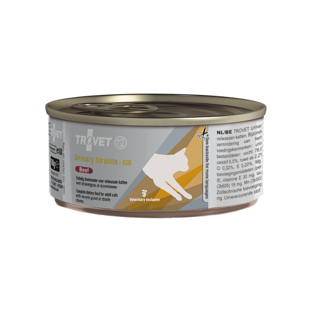 TROVET Urinary Struvite ASD (Chicken) Cat - 6 x 200 g Tins