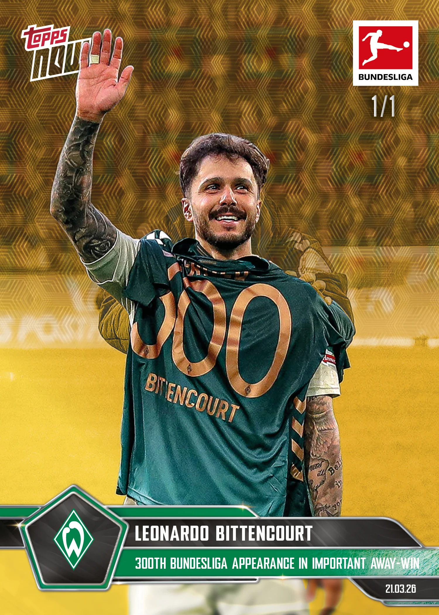Leonardo Bittencourt - 2025-26 Bundesliga Topps NOW® - Card 153