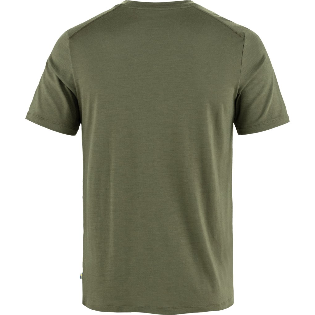 Fjällräven Abisko Wool Classic Shortsleeve Shirt Men - laurel green