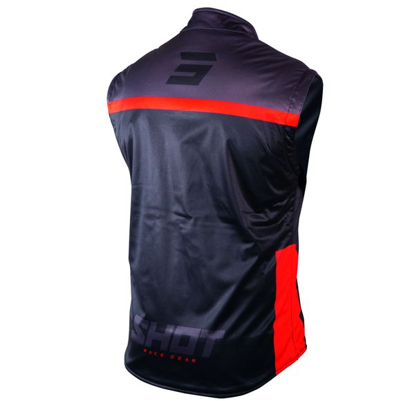 Shot BODYWARMER LITE 2.0 enduro jacket - BLACK RED 2022 - Black / RedRef: SO1921