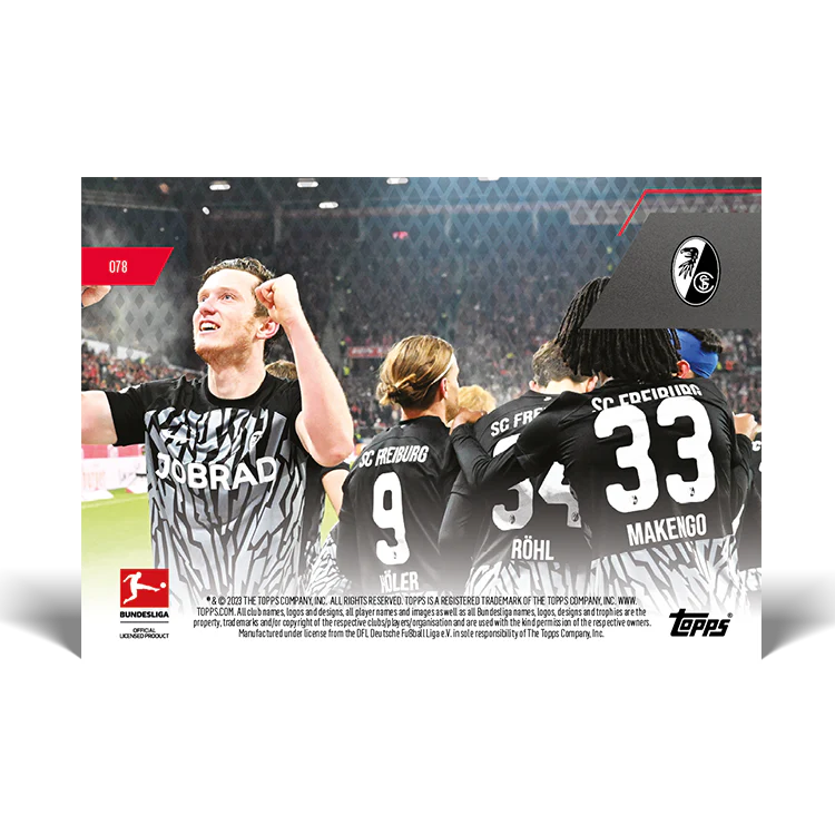Topps UK - Michael Gregoritsch - Golden goal helps away win - Bundesliga TOPPS NOW® Card #78
