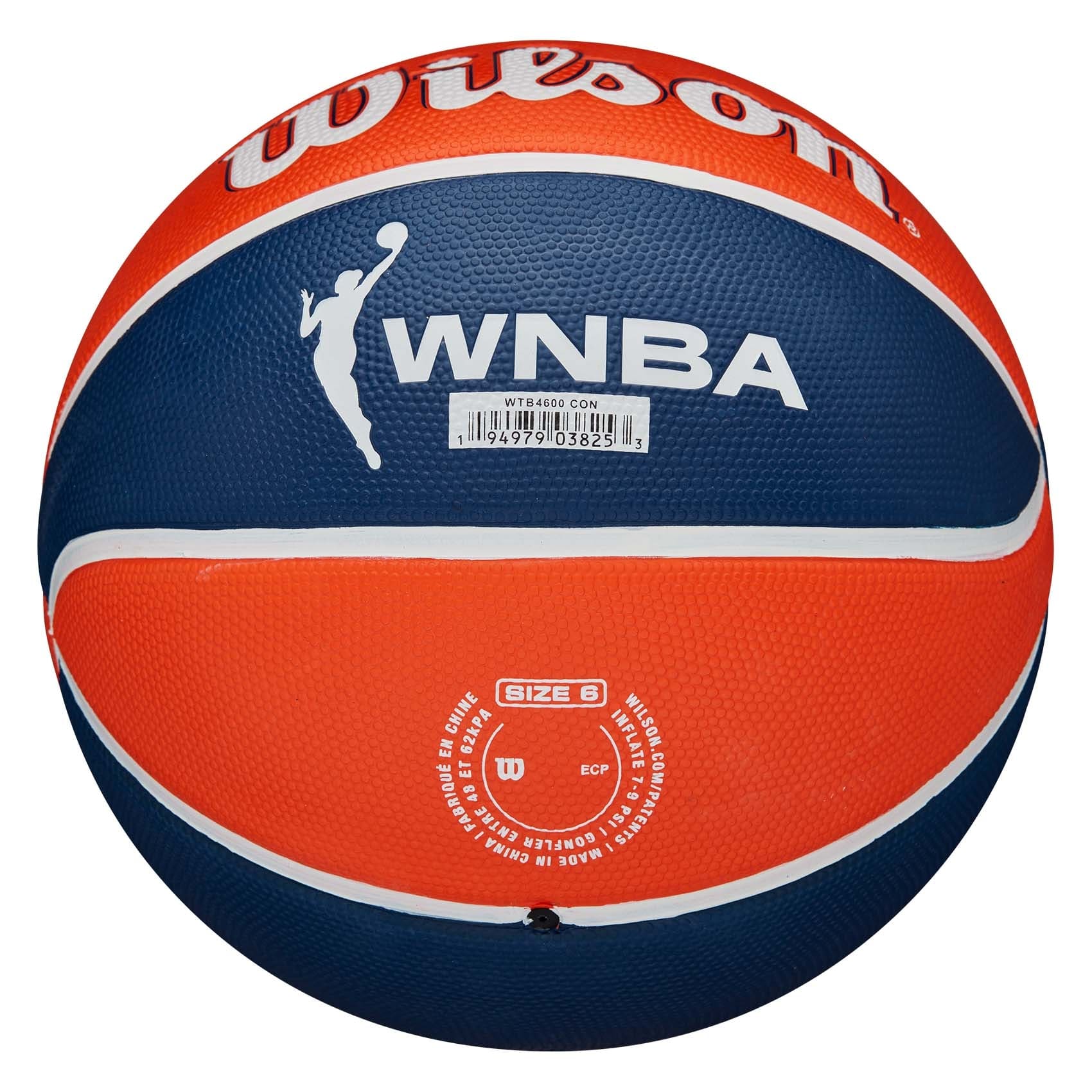 Connecticut Sun Wilson Team Tribute WNBA Basketball (Size 6)