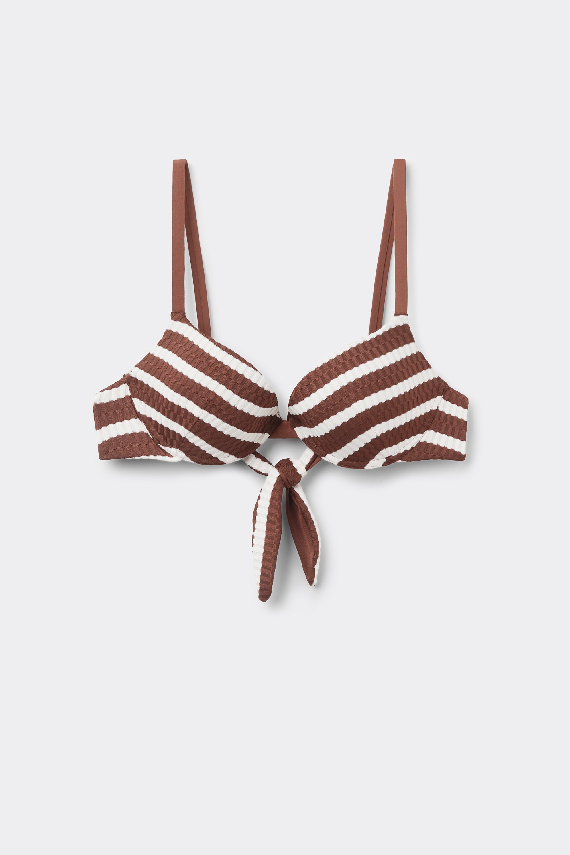 Desert Stripes Lightly Padded Push-Up Bikini Top