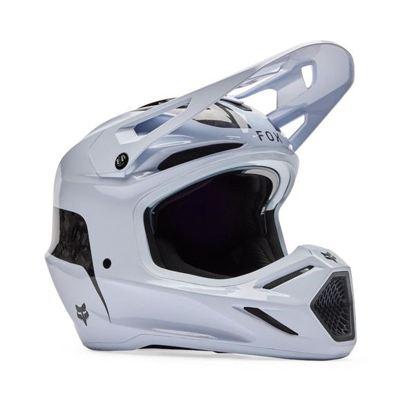 Fox V3 RS FRACTURE 2026 cross helmet - WhiteRef: FX6240