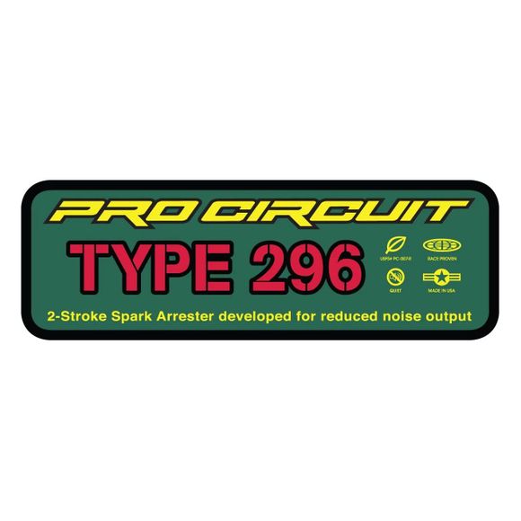 Stickers Pro Circuit TYPE 296 UniverselRef : PC0276 / 18600637