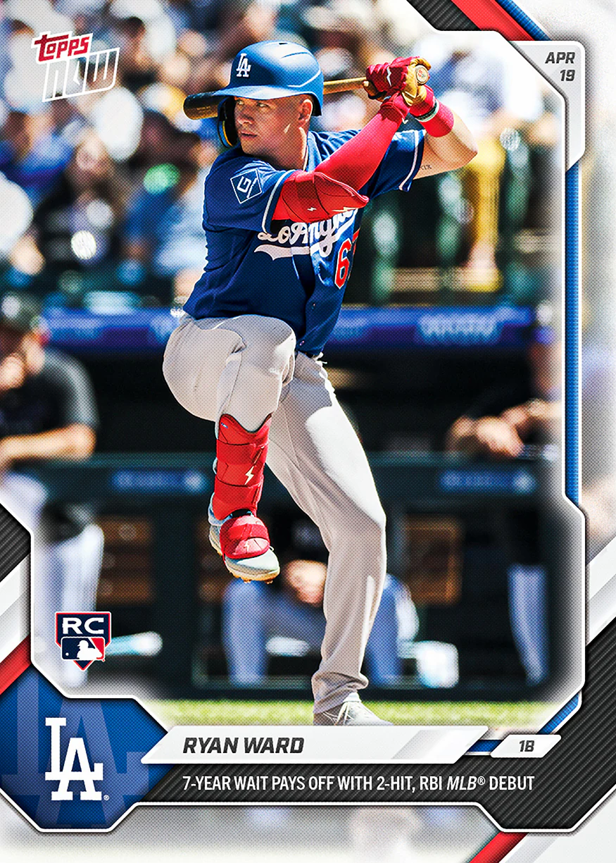 Ryan Ward - 2026 MLB Topps NOW® - Card 98 - PR: 1360