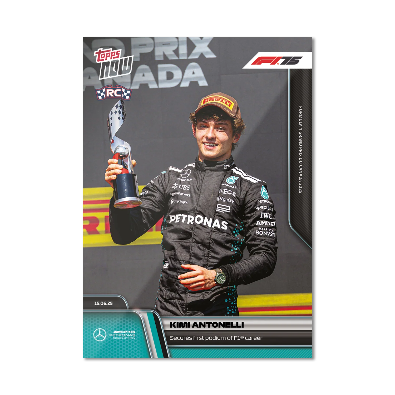 Kimi Antonelli - 2025 Formula 1® Topps NOW® - Card 45