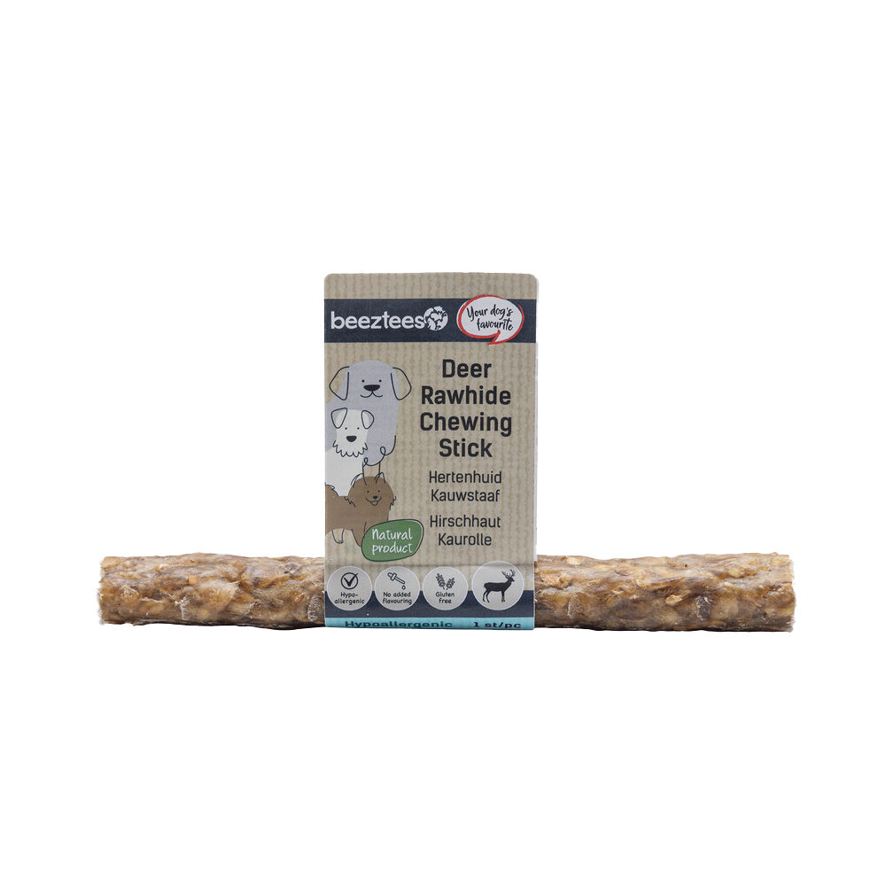 Beeztees Deerhide Chew Stick - 15 cm