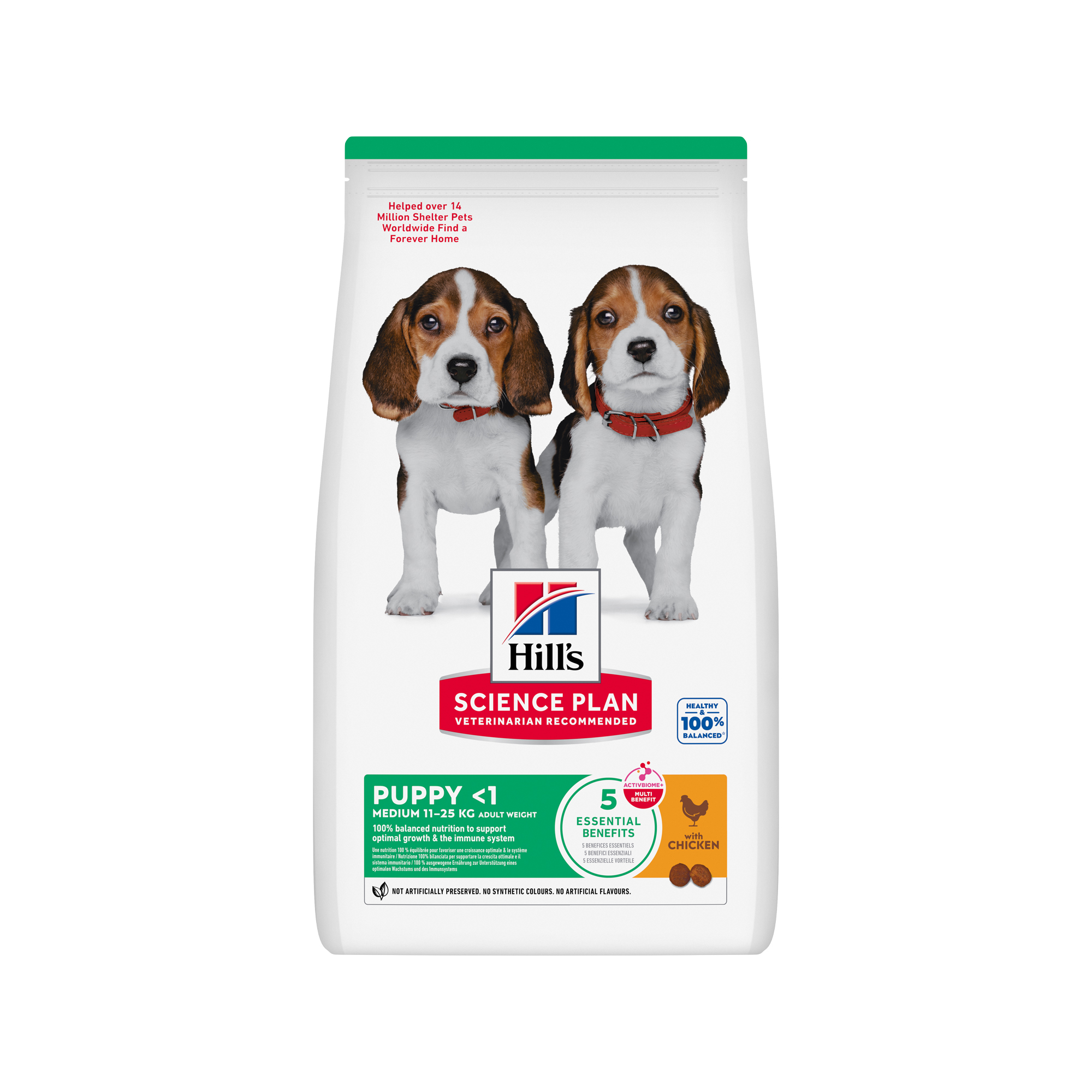Hill's Science Plan - Puppy - Medium - Chicken - 2.5 kg