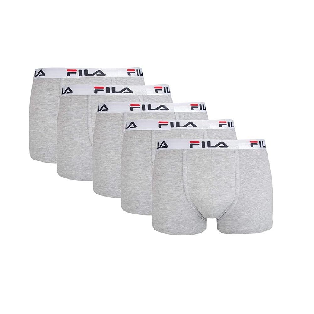 PACK 5 BOXER SHORTS FILA FU5016/5 400 GRAY