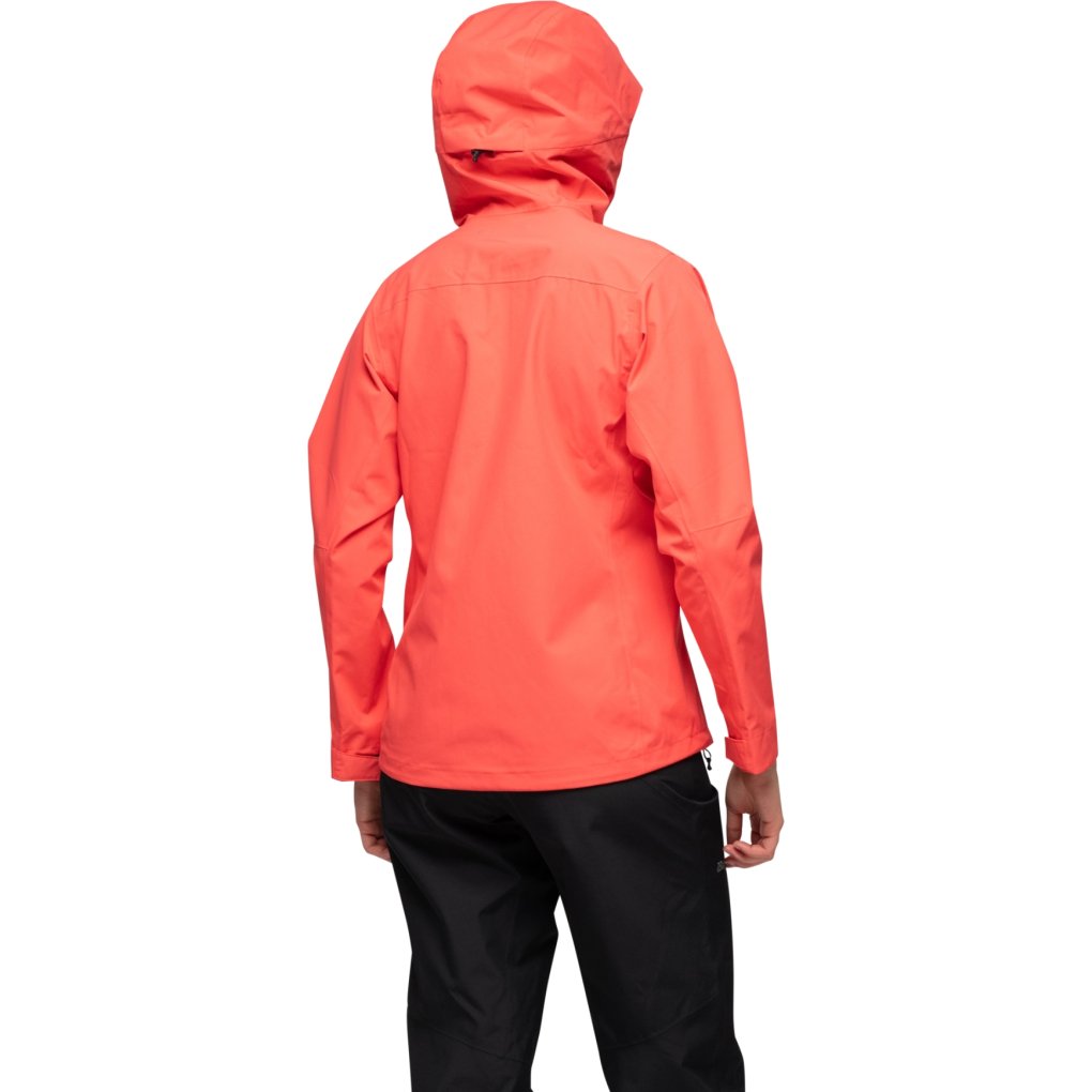 Bergans Essentials Rainshell 2.5L Jacket Women - peachy red