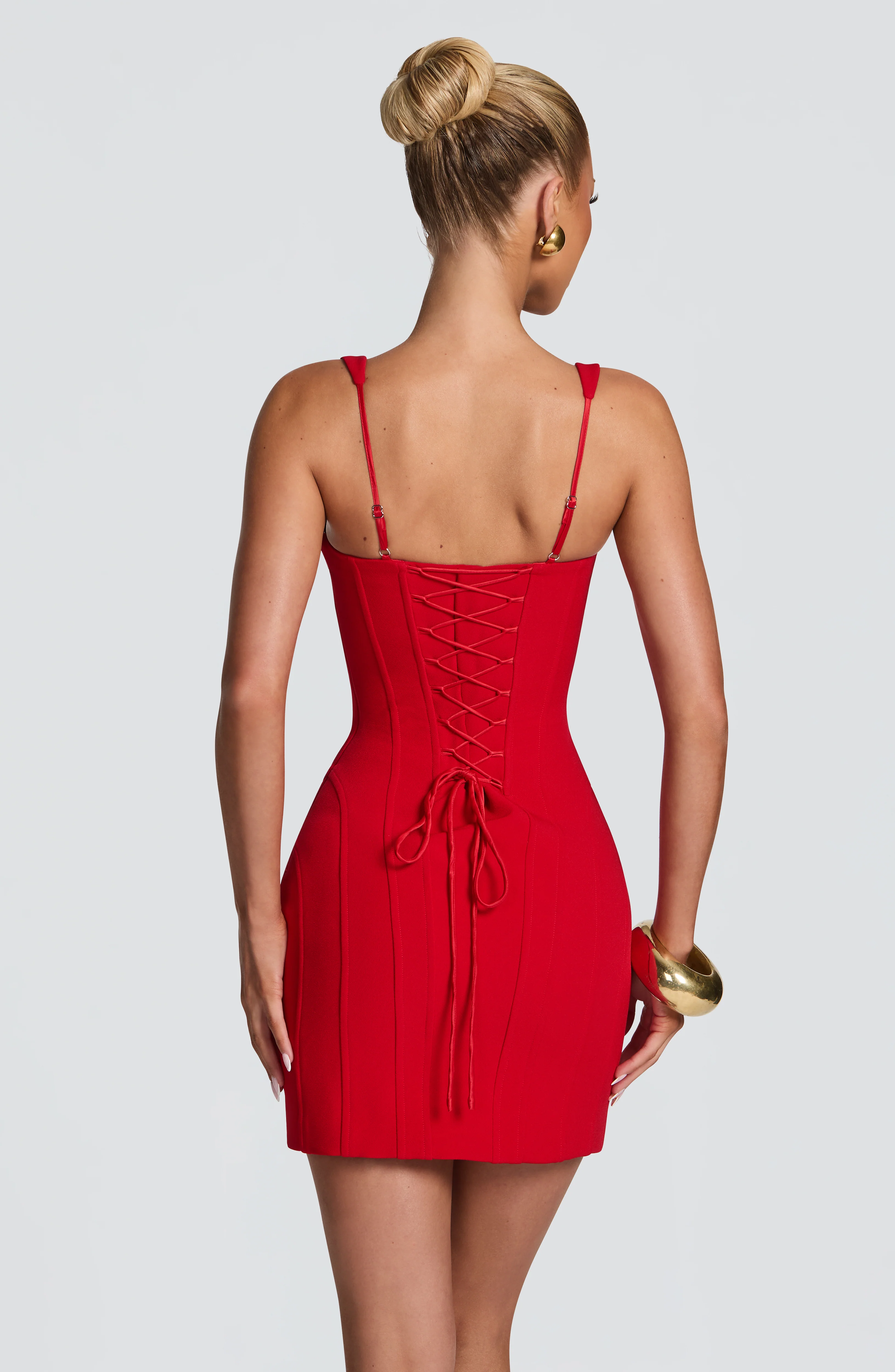 Pareesa Mini Dress - Red