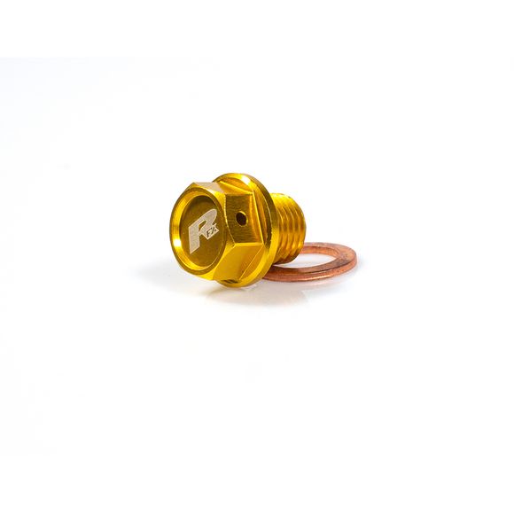 Bouchon de vidange RFX aimanté (jaune) [M12 x 10 mm x 1,25}Ref : RFX00029A / 1110472001