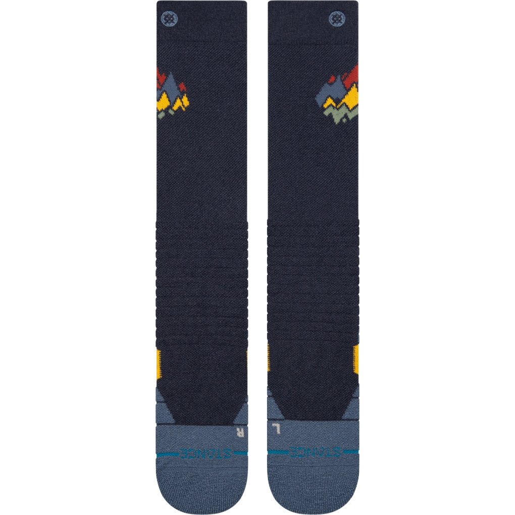 Stance Peaks Mid Wool Snow Socks Unisex - navy