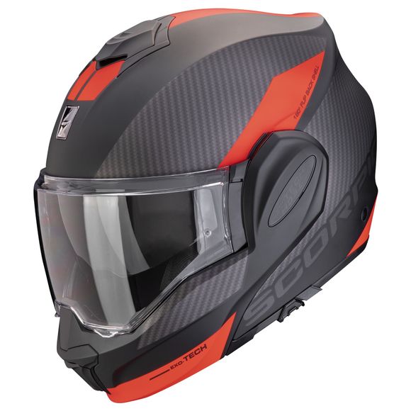 Scorpion Exo EXO-TECH EVO Modular Helmet - TEAM - Black / RedRef: SC0997-CNARG