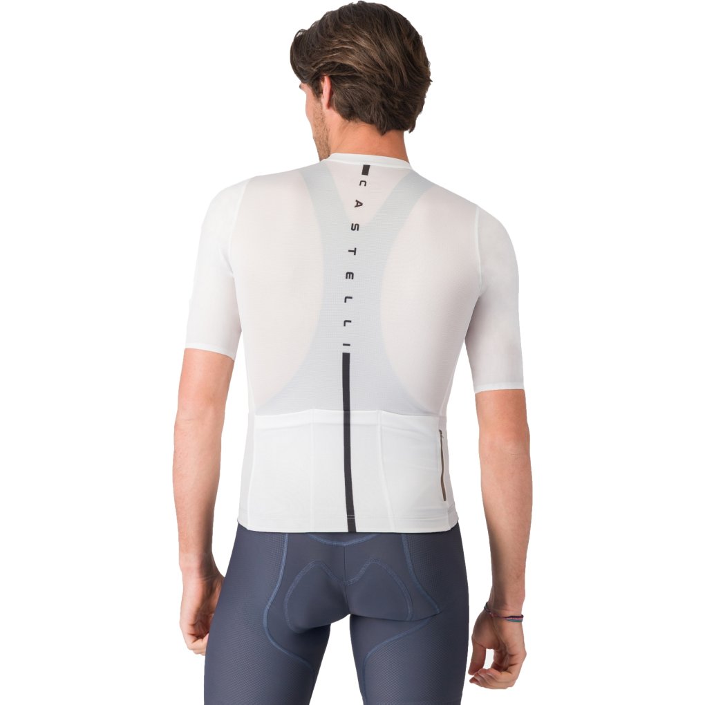 Castelli Drittone Logo Jersey Men - white/black 001