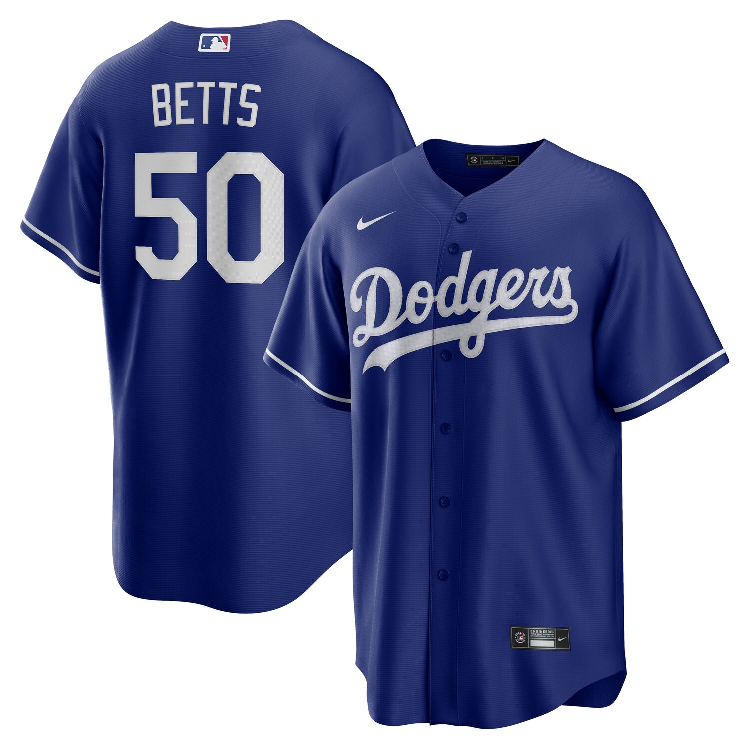 Mookie Betts #50 Los Angeles Dodgers Nike MLB Jersey Blue