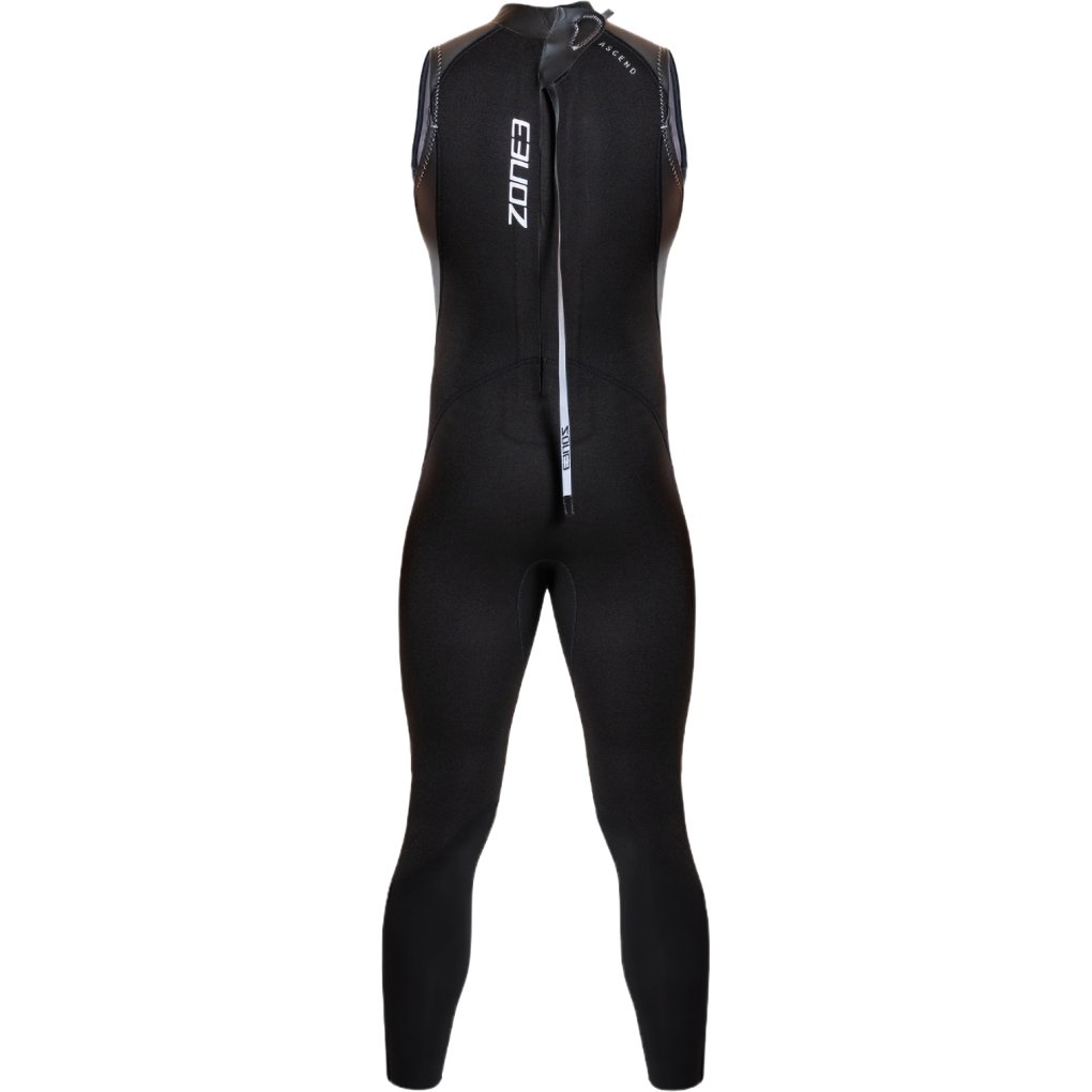 Zone3 Ascend Sleeveless Wetsuit Men - black/grey