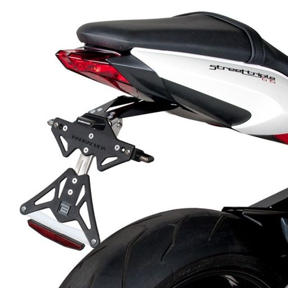 Barracuda Black License Plate Holder - BlackRef: bar0264 / ts6104-13