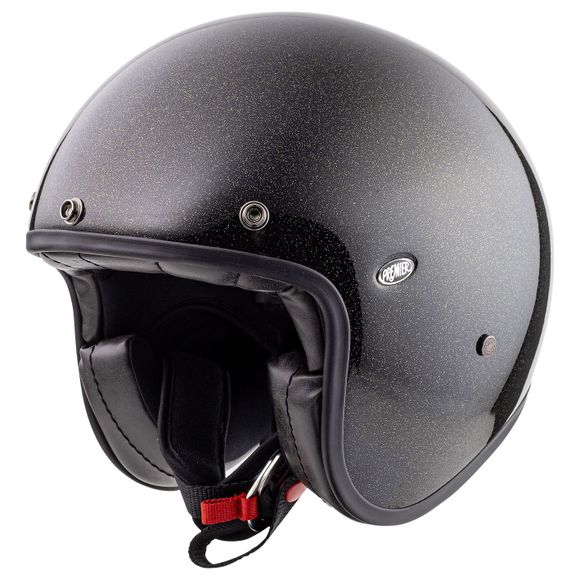 Casque jet Premier LE PETIT CLASSIC - U9 GLITTER - JauneRef : PE0324