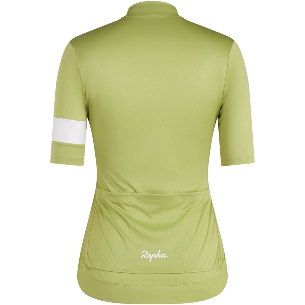 Rapha Core Short Sleeve Jersey Women - fern/white