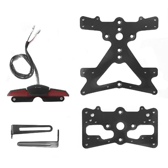 Rizoma FOX License Plate Holder - BlackHONDA 750 CB 750 HORNET - 2023 - 2025Ref: rz0979 / pt123b