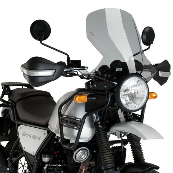 Puig TOURING screen (+9 cm) - GrayROYAL ENFIELD 400 HIMALAYAN - 2021 - 2024Ref: PUI0358
