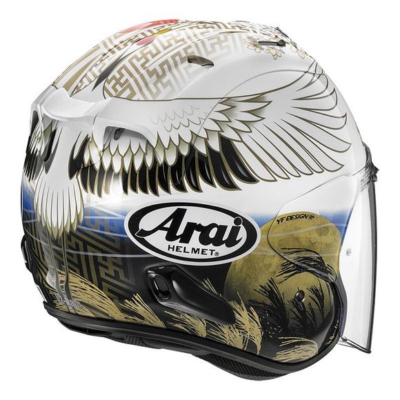 Arai SZ-R VAS EVO jet helmet - TSUBASA - White / RedRef: AI0658