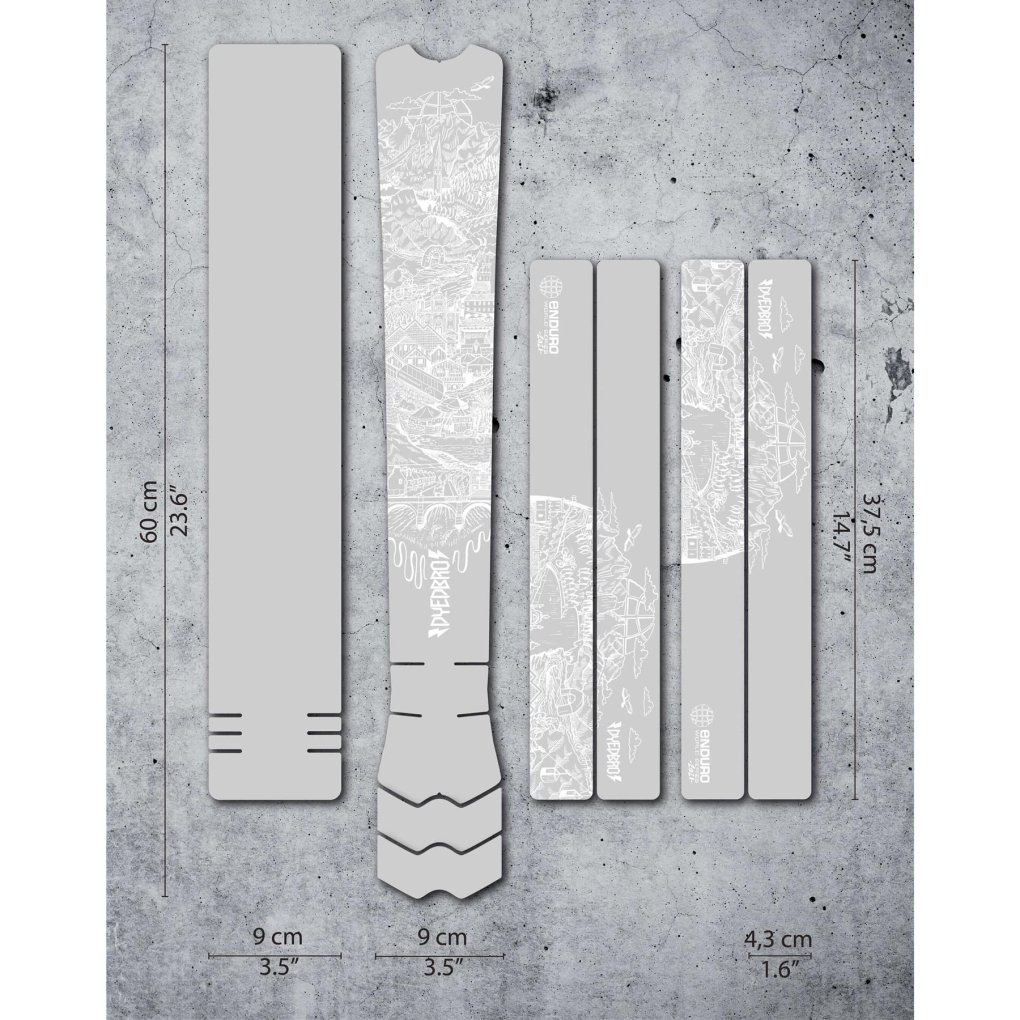 DYEDBRO Frame Protection Kit EWS Stormstatic - white matte