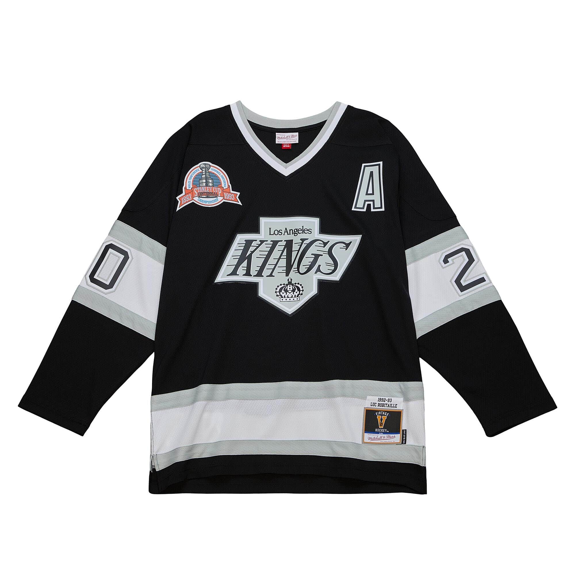 Luc Robitaille #20 Los Angeles Kings 1992-93 Mitchell & Ness NHL Jersey