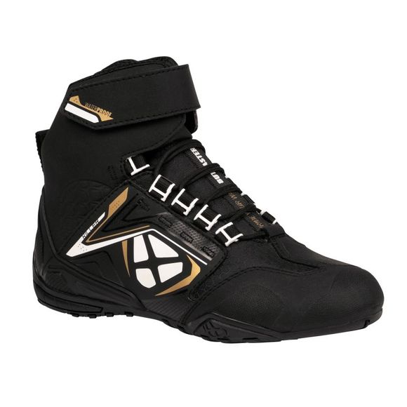 Ixon KILLER WATERPROOF LADY Motorcycle Shoes - Black / WhiteRef: IX1697