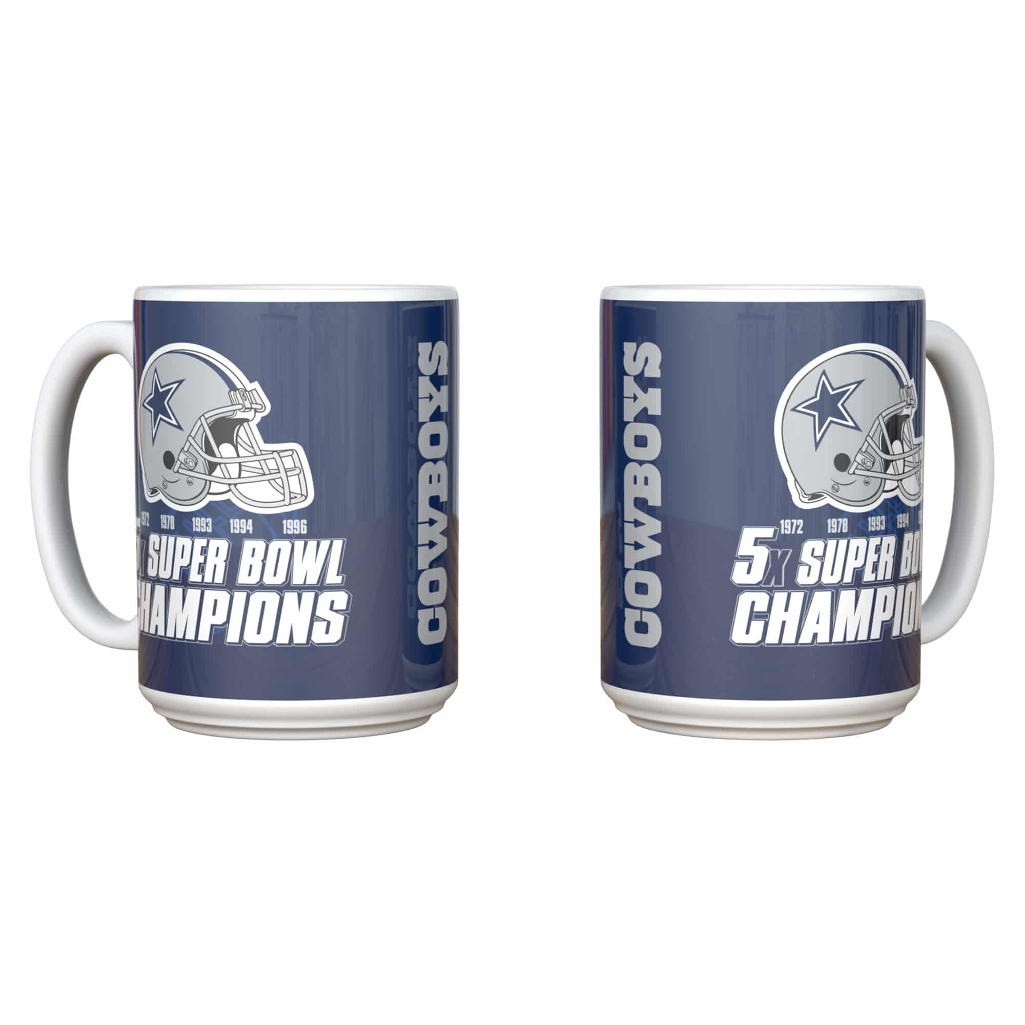 Dallas Cowboys 5x Super Bowl Champions Jumbo NFL Mug (440 ml)