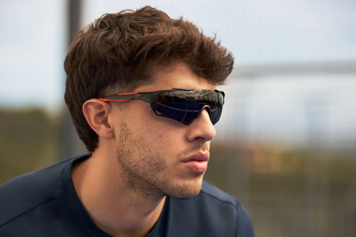NOX/MO COPPI Nerbo Sports Glasses Black/Red