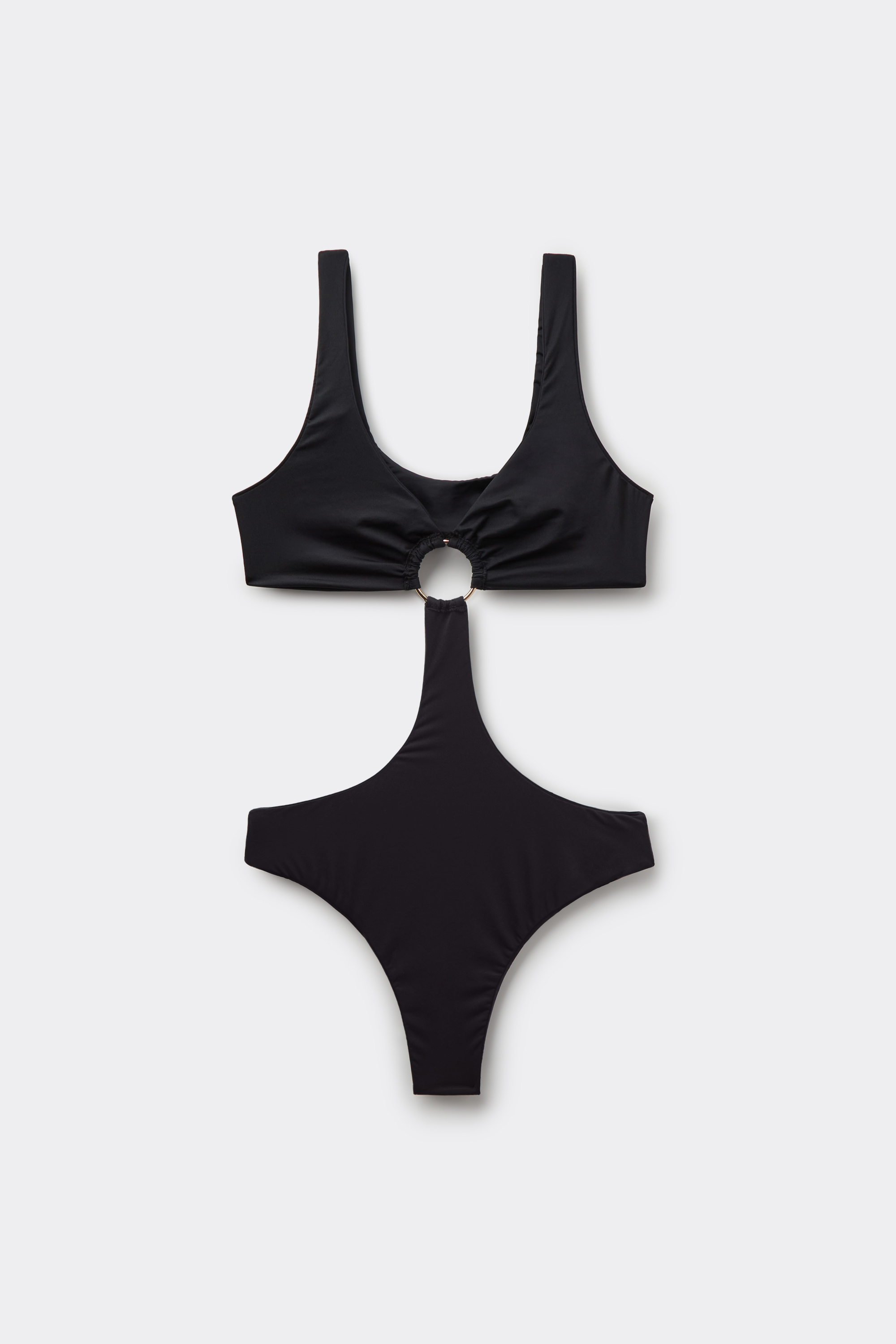 Recycled Micro Cut-Out One-Piece Trikini