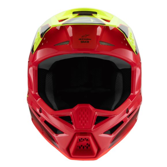 Casque cross Alpinestars SUPERTECH S-M3 - FRAY - ENFANT - Rouge / JauneRef : AP3391
