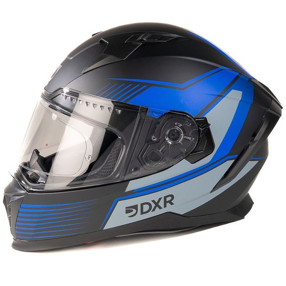 DXR EROS NEO Full-Face Helmet - Black / BlueRef: DX0735