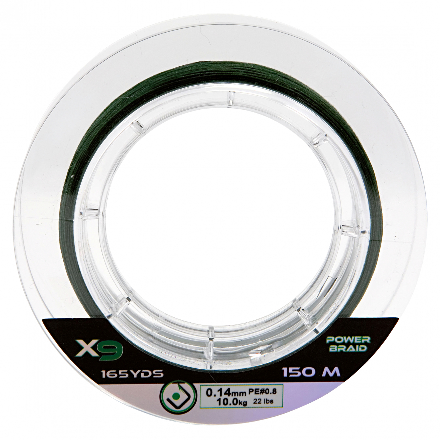 Lineaeffe Fishing Line X9 (moss green, 150 m)