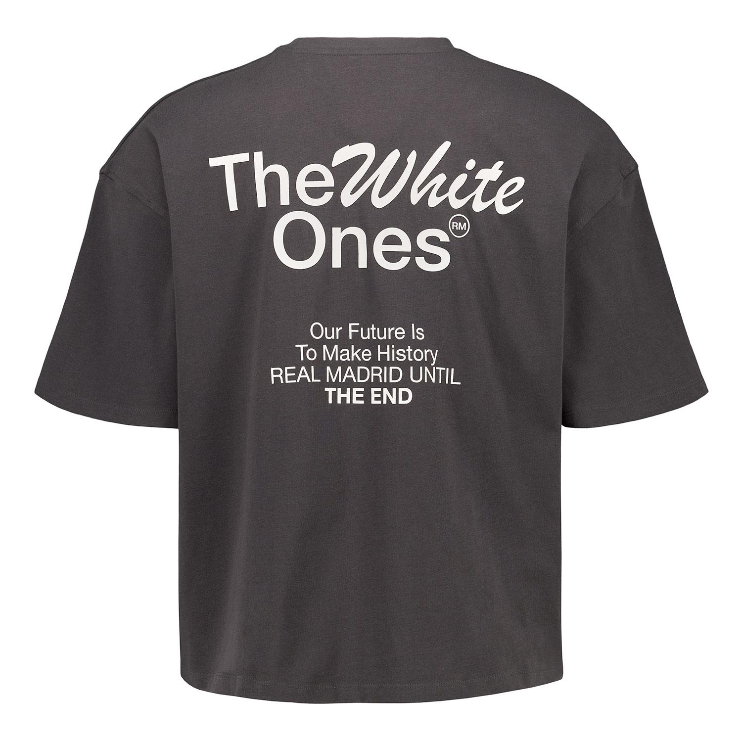Mens The White Ones Text T-Shirt Black