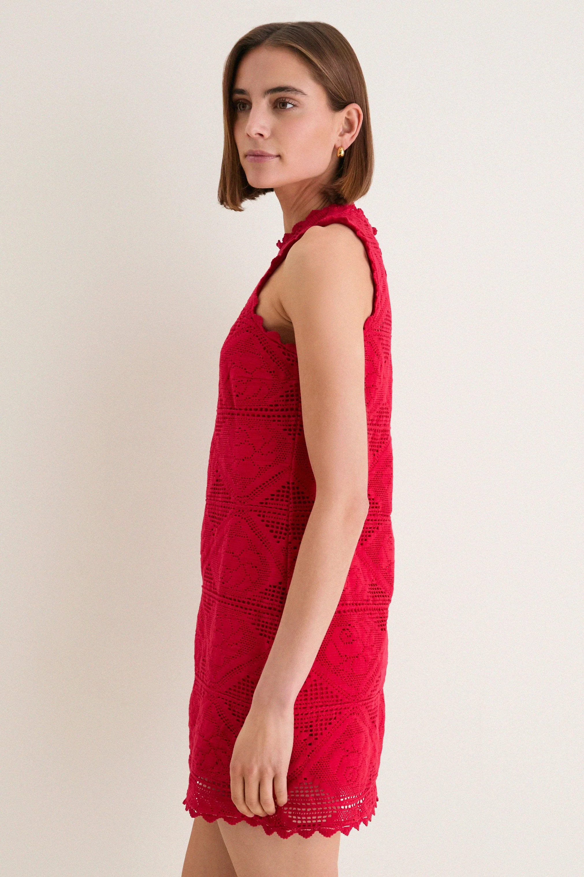 Tango Red Irene Mini Dress