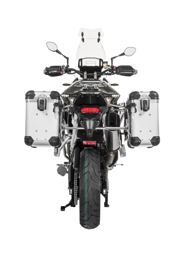 Touratech suitcase Complete kit ZEGA Evo 31/38 - Gray support included - Gray anodizedRef: Trt01890A / 01-421-6831-0