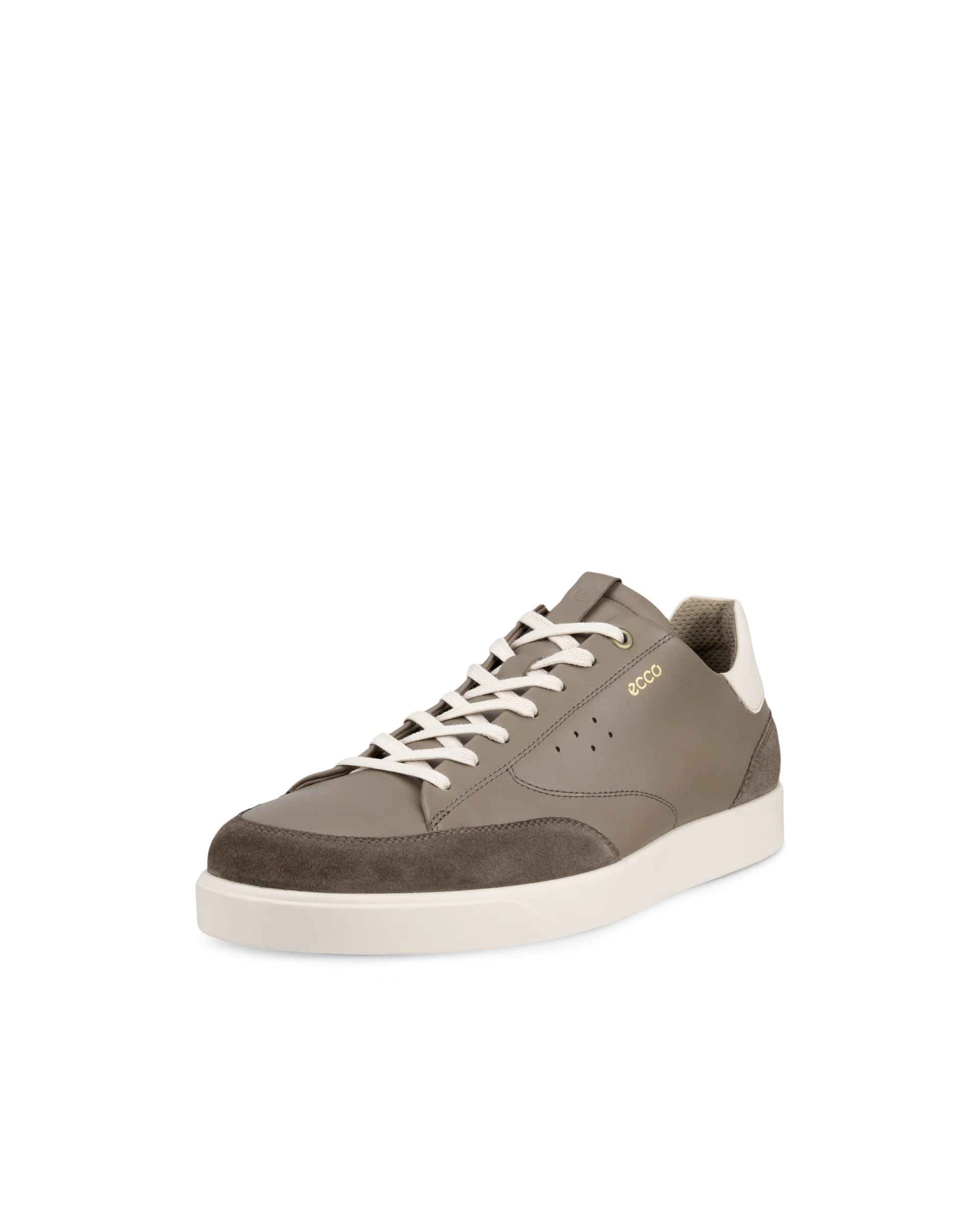 ECCO STREET LITE M Herren Ledersneaker Braun