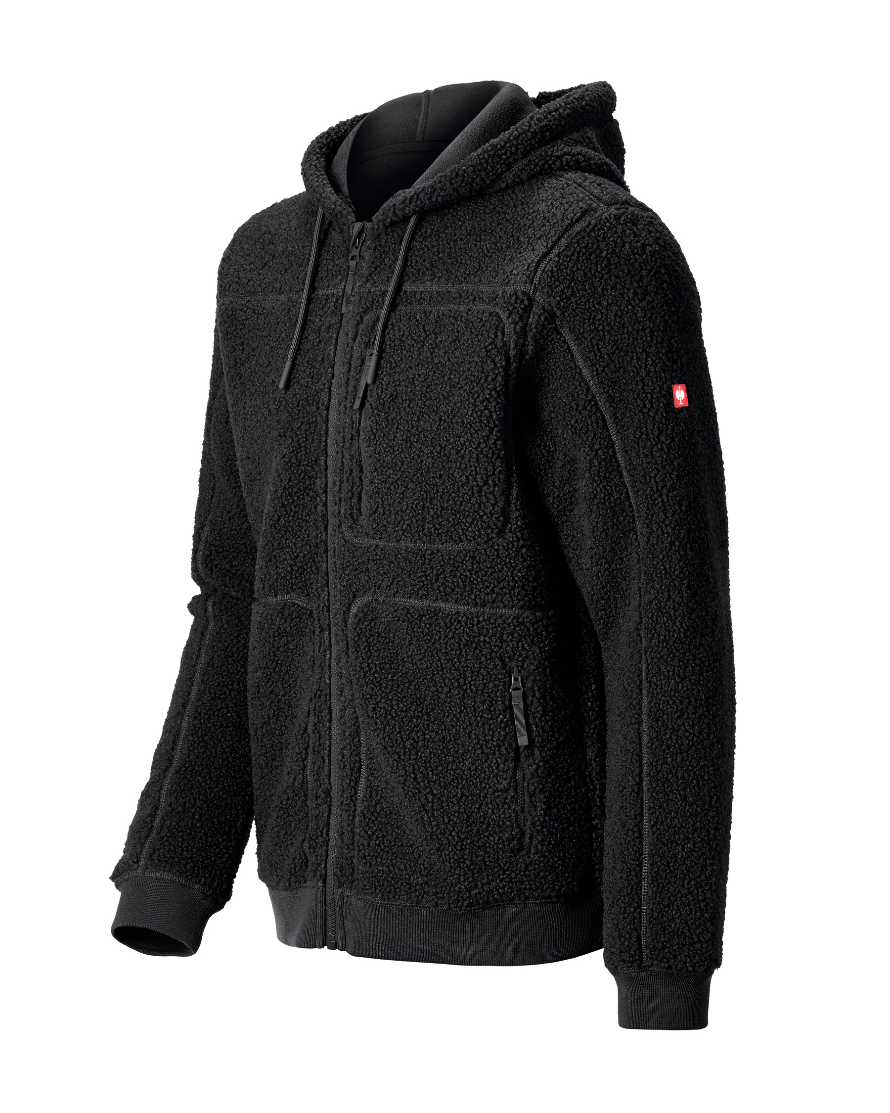 Hooded Sherpa Fleece Jacket e.s.e:pic