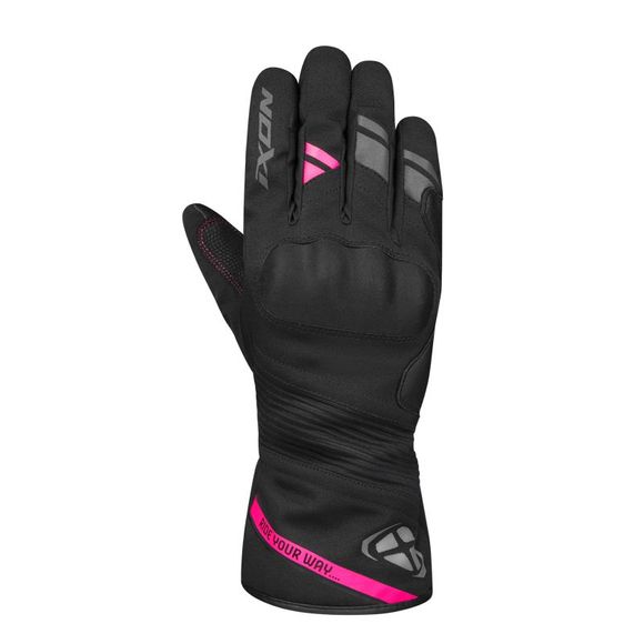 Gants Ixon PRO MIDGARD LADY - Noir / RoseRef : IX1946