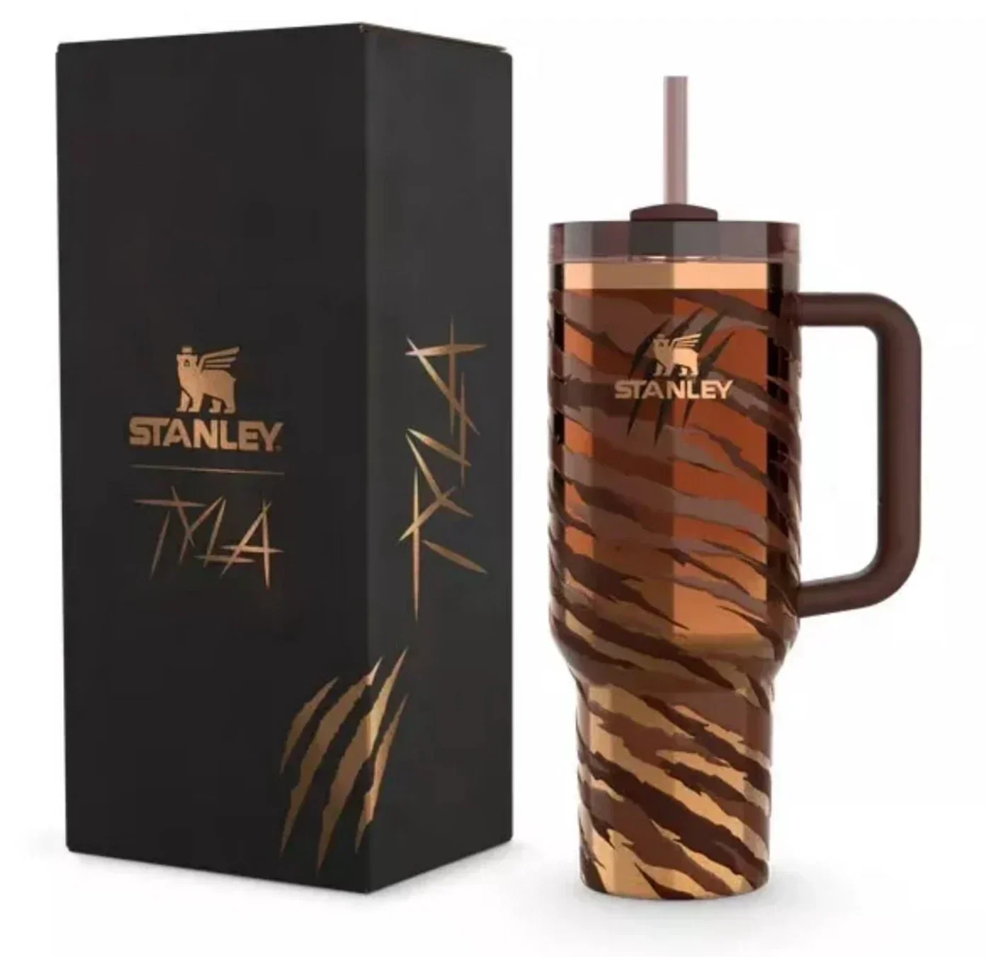 Stanley The Tyla Tyger Quencher H2.0 FlowState Tumbler 40OZ